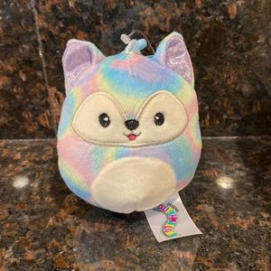 (1) NWT Felexine the Tye Dye Fox Clip Squishmallows